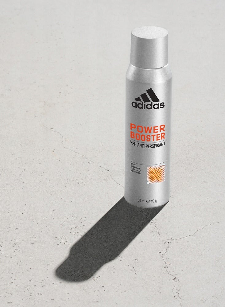 Adidas POWER BOOSTER Anti-Perspirant SPRAY For MEN 150ml - Image 2