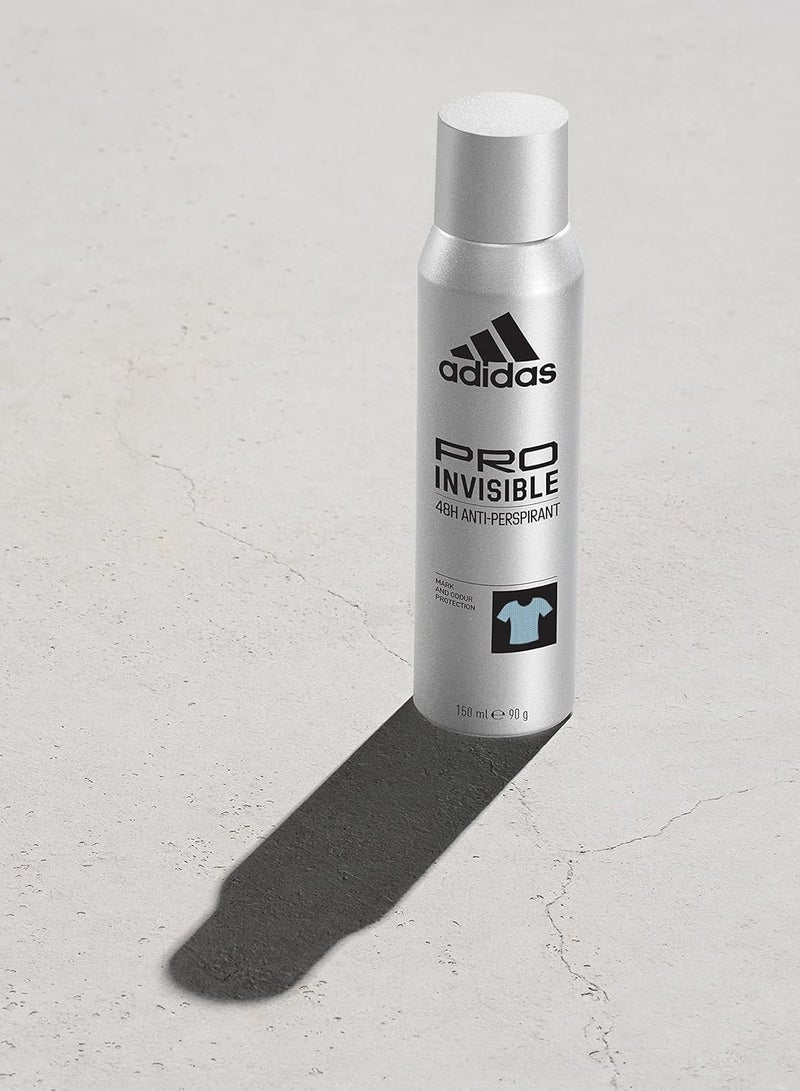 Adidas PRO INVISIBLE Anti-Perspirant SPRAY For MEN 150ml - Image 2