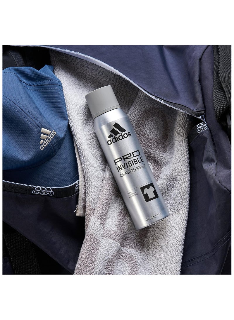 Adidas PRO INVISIBLE Anti-Perspirant SPRAY For MEN 150ml - Image 4