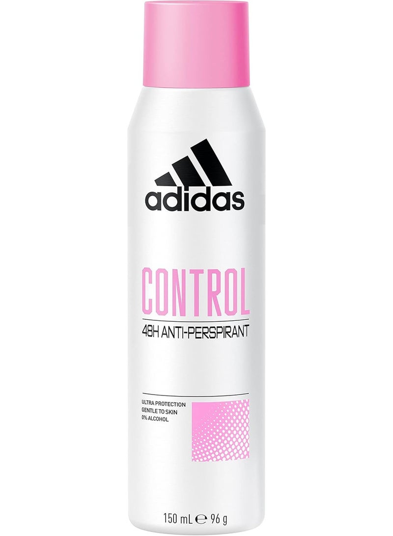 Adidas CONTROL Anti-Perspirant SPRAY For Women 150ml - Image 1