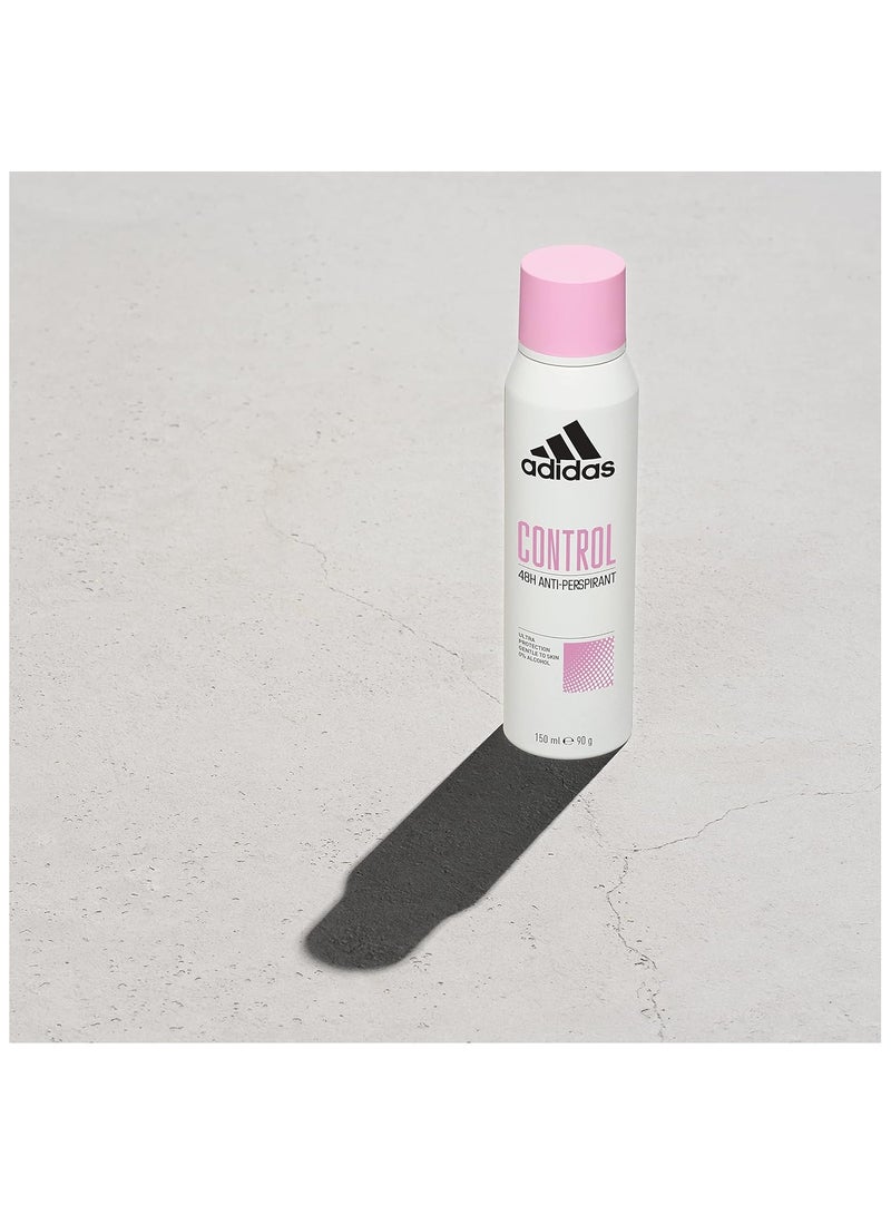 Adidas CONTROL Anti-Perspirant SPRAY For Women 150ml - Image 4