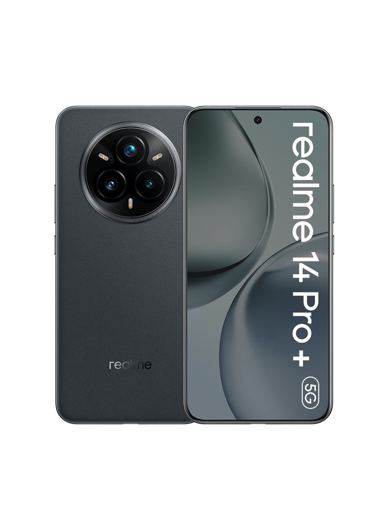 ريل مي 14 Pro+ AI Dual SIM Suede Grey 12GB RAM 256GB 5G - Middle East Version  - Image 1