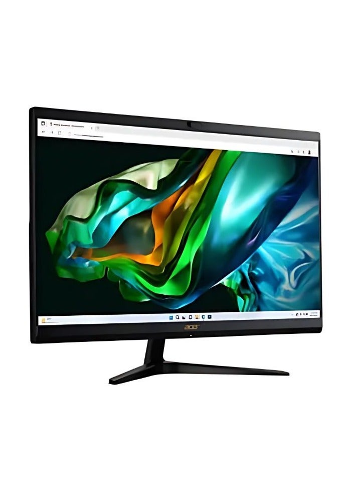 Acer Aspire C 24 All-in-One (2024) Desktop – 13th Gen / Intel Core i5-1334U / 23.8 inch FHD / 512GB SSD / 8GB RAM / Intel Iris Xe Graphics / Windows 11 Pro / Keyboard / International Version – [C24-DQ.BN5EM.003] English Black  - Image 3