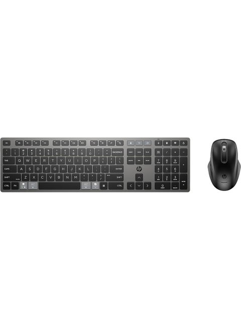 720 Multi Device Rechargeable Wireless Keyboard And Mouse Combo 9t5a9aa Nightfall Nightfall black