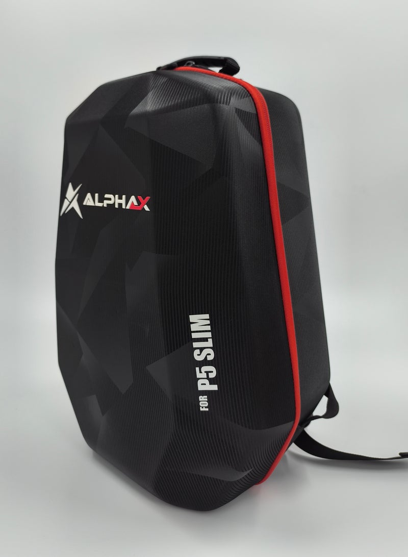 Alpha X PlayStation 5 Slim HardShell Travel Backpack - Black/Red  - Image 2