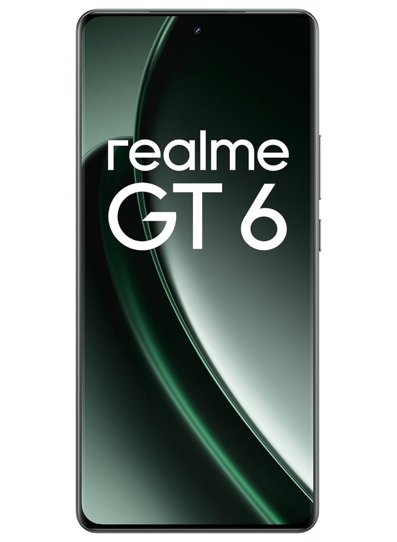 realme - GT 6 5G Dual SIM 16GB RAM 512GB ROM Razor Green - International Version - Image 1