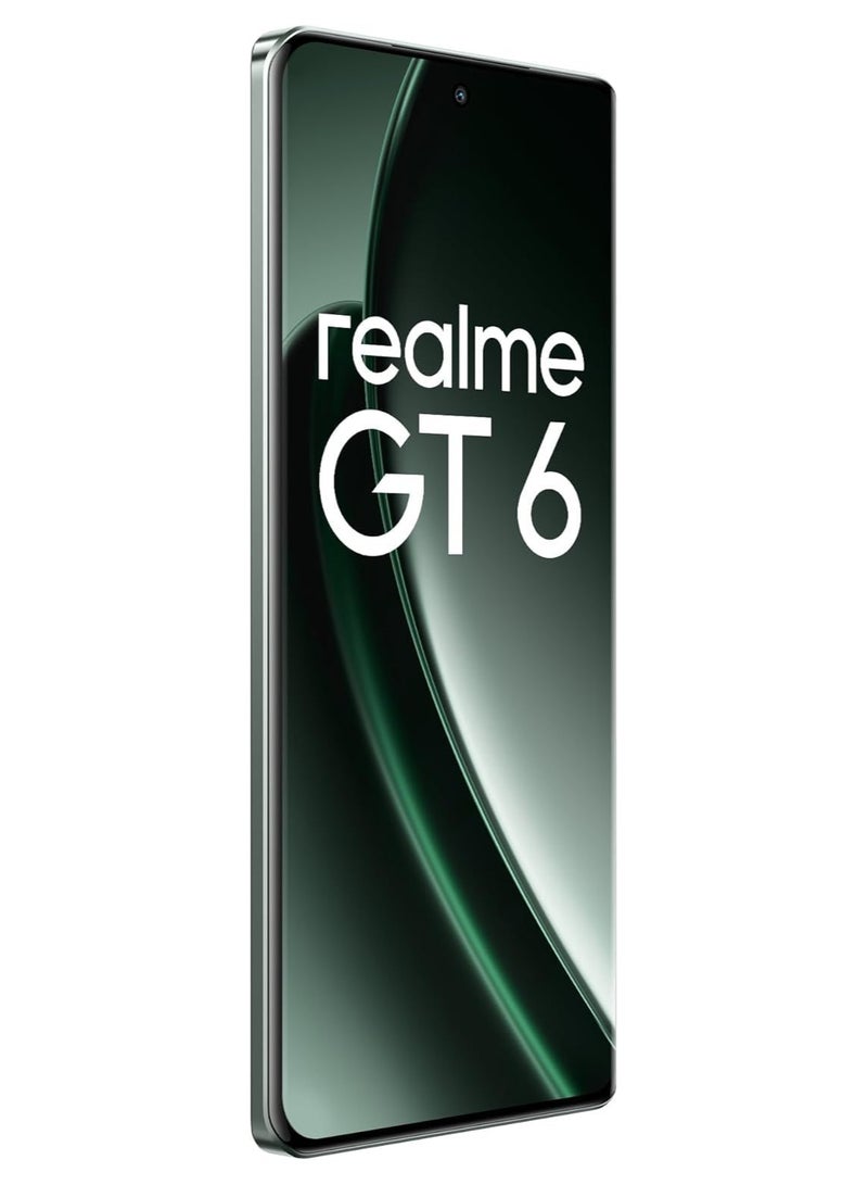 realme - GT 6 5G Dual SIM 16GB RAM 512GB ROM Razor Green - International Version - Image 1