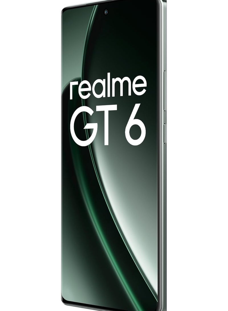 realme - GT 6 5G Dual SIM 16GB RAM 512GB ROM Razor Green - International Version - Image 1
