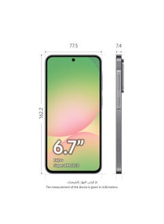 سامسونج Galaxy A56 5G Dual SIM Awesome Graphite 12GB RAM 256GB - International Version  - Image 2