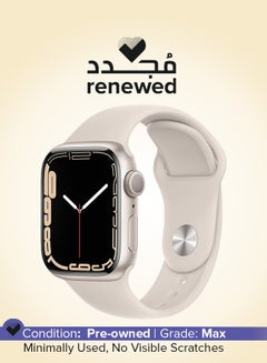 Renewed - Watch Series 7 GPS Aluminium Case With Sport Band Starlight
