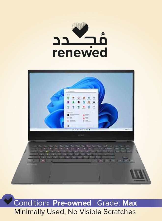 HP Renewed - Omen 16 Gaming Laptop With 16-Inch Full HD Display, AMD Ryzen 7 6800H/16-Core/16GB RAM/1TB SSD/4GB Nvidia GeForce RTX 3050/Windows 11 Home English Black - Image 1