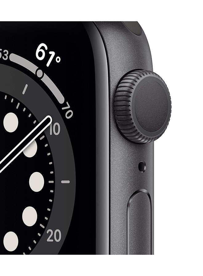 Apple - Renewed - Watch Series 6 GPS 40mm Space Gray Aluminum Case With Black Sport Band Grey - Image 1