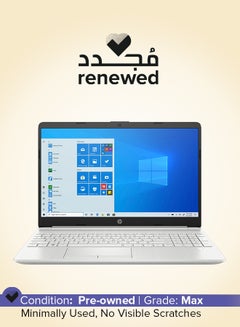 HP Renewed - 15-DW3000 Laptop With 15.6-Inch Full HD Display,Intel Core i3-1115G4 Processor/Dual core/11th Gen/8GB RAM/1TB SSD/Intel UHD 600 Graphics/Windows 11 English Silver  - Image 1