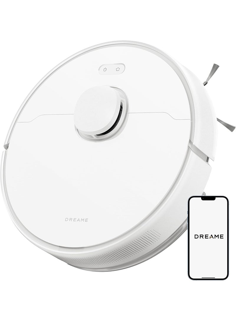 Dreame - D9 Max Gen 2 Robot Vacuum Cleaner with Mop, 6000Pa Robot Vacuum Cleaner, LDS Navigation, Multiple Maps, Suitable for Floors/Carpets/Pet Hair, WiFi/Alexa/APP Control, 2 Years Warranty 0.01 W D9 MAX Gen2 White - Image 1