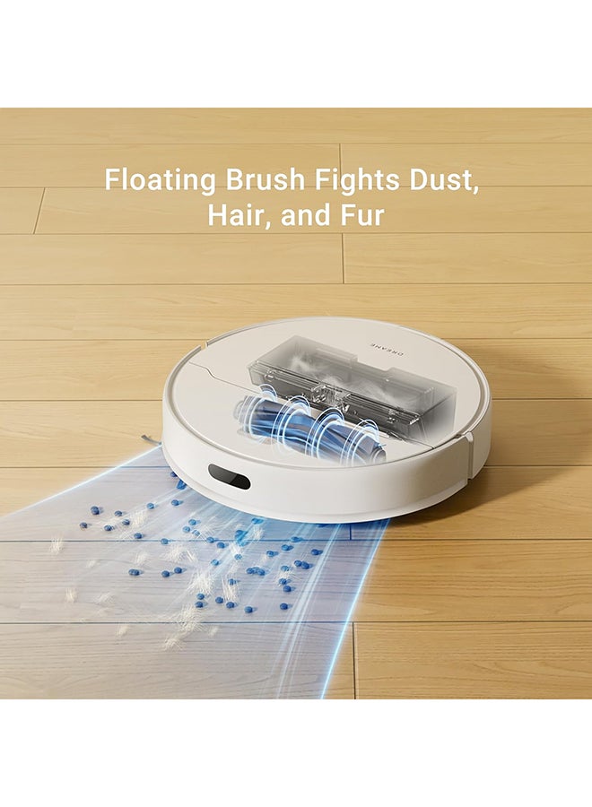Dreame - D9 Max Gen 2 Robot Vacuum Cleaner with Mop, 6000Pa Robot Vacuum Cleaner, LDS Navigation, Multiple Maps, Suitable for Floors/Carpets/Pet Hair, WiFi/Alexa/APP Control, 2 Years Warranty 0.01 W D9 MAX Gen2 White - Image 1