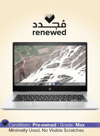 Renewed - Chromebook Laptop With 14-Inch UHD Display,Intel Core i3-1215U Processor/Dual core/12th Gen/8GB RAM/256GB SSD/Intel UHD 600 Graphics/Chrome OS English Silver - pnsku/N70161340V/45/_/1741785176/ea668c96-a7f2-45dd-8f86-8b088bd277bc