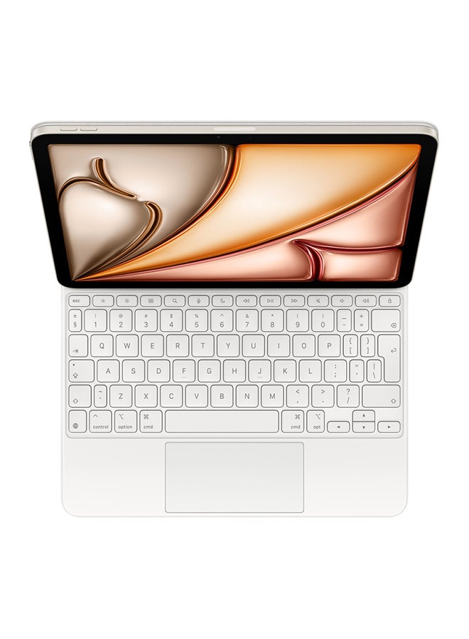 Apple Magic Keyboard for iPad Air 11-inch (M3) - Arabic - White white  - Image 3
