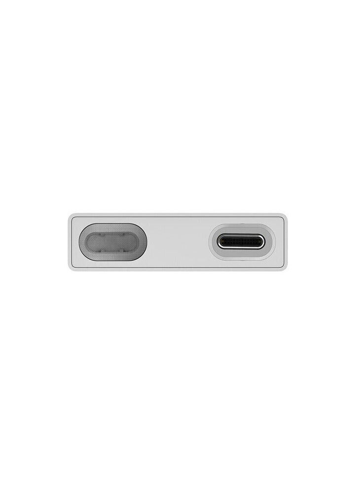 Xiaomi - 5-in-1 Type-C Hub,Multipurpose Hub with USB3.0,HDMI for Devices with Type-C,USB-A or HDMI ports 11.25cm Silver - Image 1