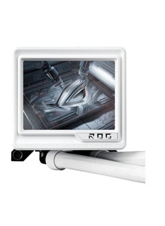 ASUS ROG Ryujin III 360 ARGB Extreme Edition AIO Liquid Cooler – 3.5" Full Color LCD Display, Copper Water Block, 3x 120mm ROG Magnetic Daisy-Chainable Fans (Up to 2800 RPM, 89.73 CFM, 36 dB(A)), AURA Sync, Compatible with AMD AM5/AM4 & Intel LGA 1851/1700/1200/115x, 90RC0132-M0EAY0 White  - Image 2