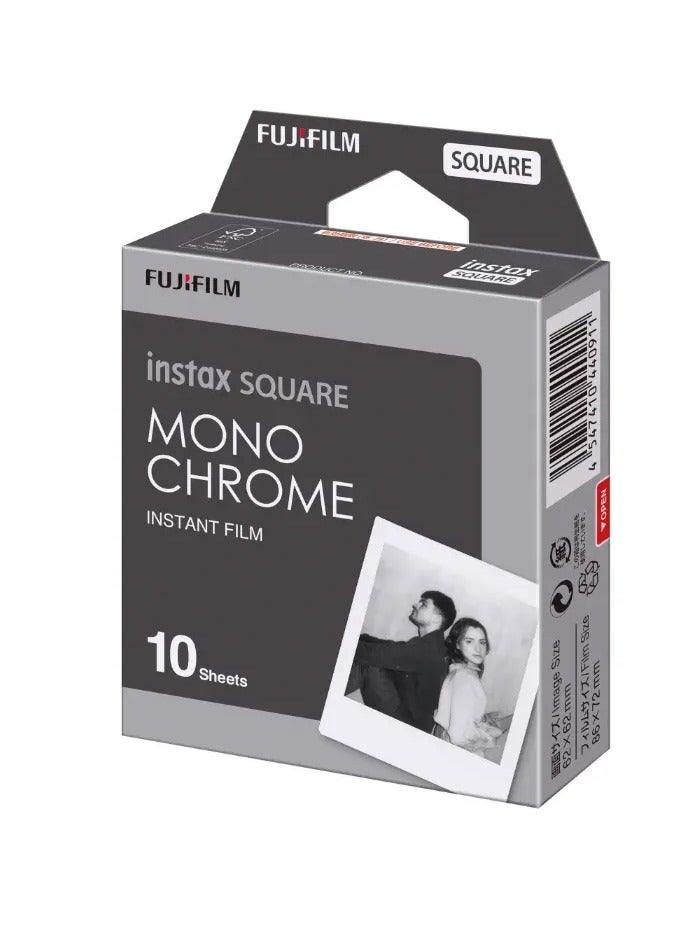 FUJIFILM Instax SQUARE Monochrome Instant Film {10 Exposures} black&white - Image 1