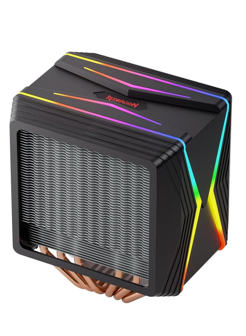 REDRAGON Cc-2188 Hodur Argb Dual Tower Cpu Air Cooler  - Image 3