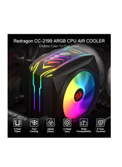 Balder Cc-2199 Argb Single Tower Cpu Air Cooler