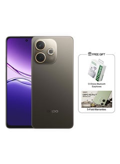 A5 Pro Dual SIM Mocha Brown 12GB RAM 256GB 5G - Middle East Version With Gift Bluetooth Earphones O Choice