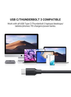 يو جرين USB Type C to Micro USB Cable 1M External Hard Drive Cable Replacement Fast Data Transfer Compatible With External Hard Drive SSD WD Seagate MacBook Pro/Air, iPad/Tablet, iPhone, Samsung Galaxy S24 Black  - Image 4