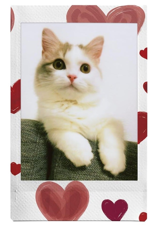 FUJIFILM Mini Heart Sketch Instant Film Pack (10 exposures) Colored  - Image 2