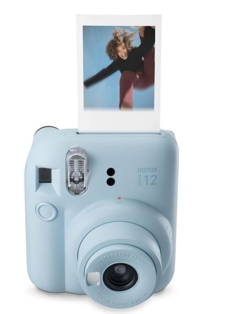 FUJIFILM instax Fujifilm Mini 12 Instant Camera with 20 Shot Film Pack - Pastel Blue - Image 5