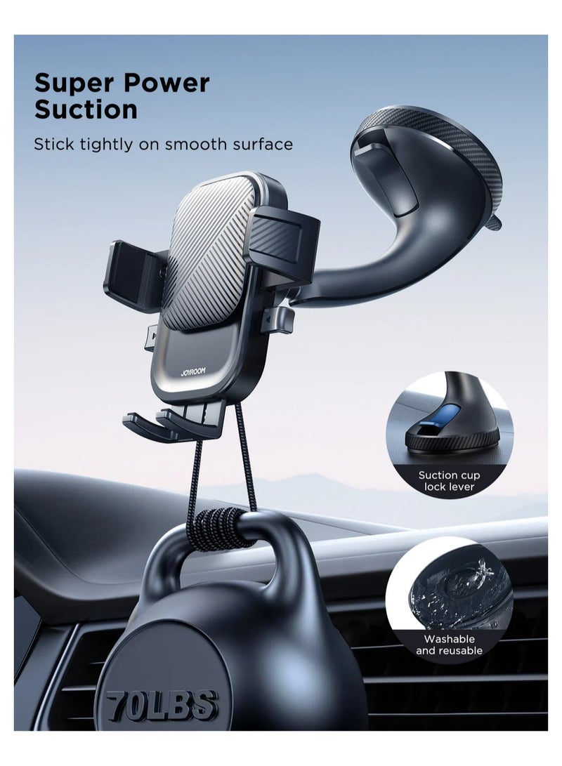 JOYROOM JR-OK6 Car Phone Mount holder BLACK  - Image 2