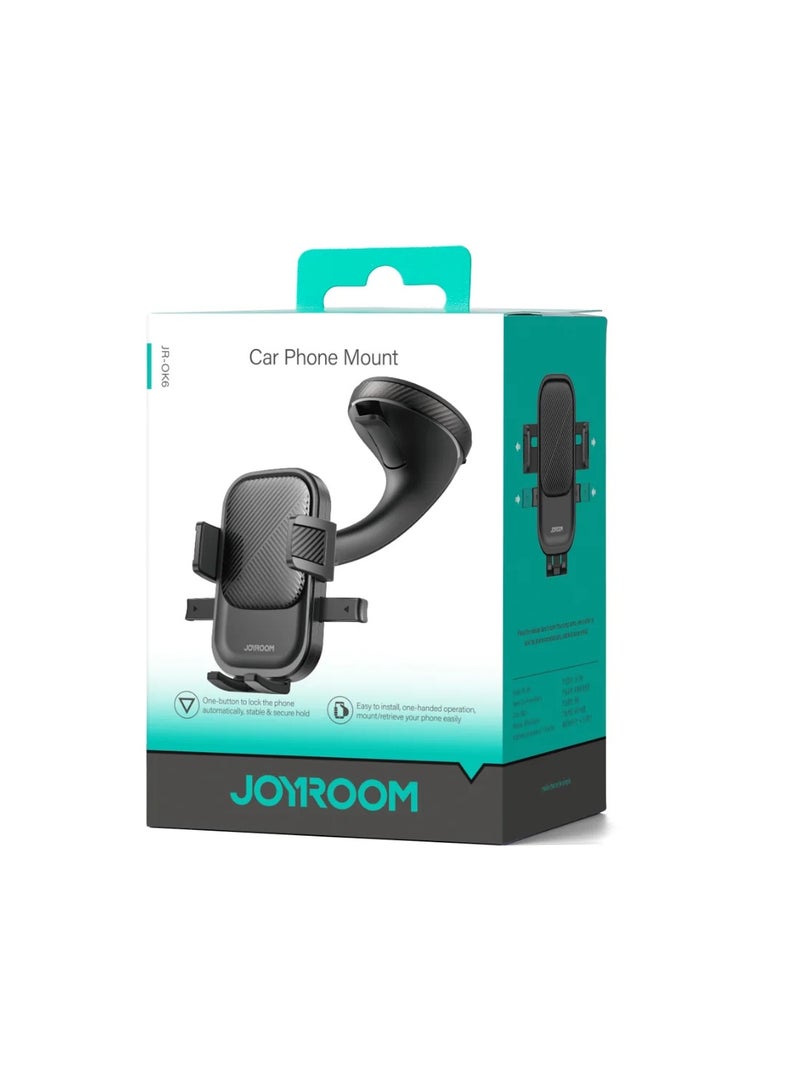 JOYROOM JR-OK6 Car Phone Mount holder BLACK  - Image 5
