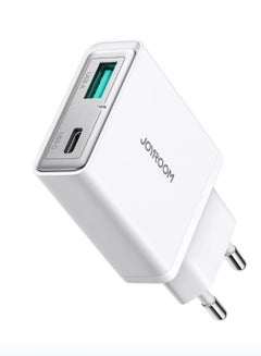 JOYROOM JR-TCF14 20W A+C Super Slim Charger white  - Image 1