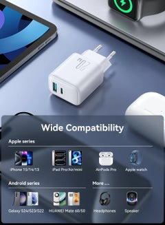 JOYROOM JOYROOM JR-TCF21 20W Dual-Port (A+C) Charger EU white  - Image 4