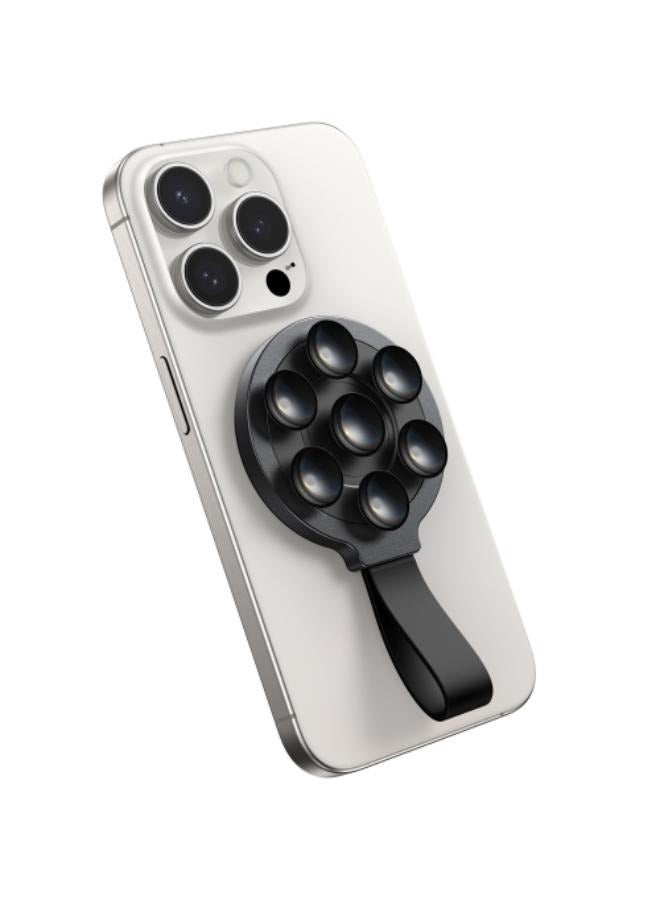 JOYROOM Joyroom JR-ZS393-S Magnetic Suction Cup Phone Mount - Silicone Phone Grip Holder black  - Image 2