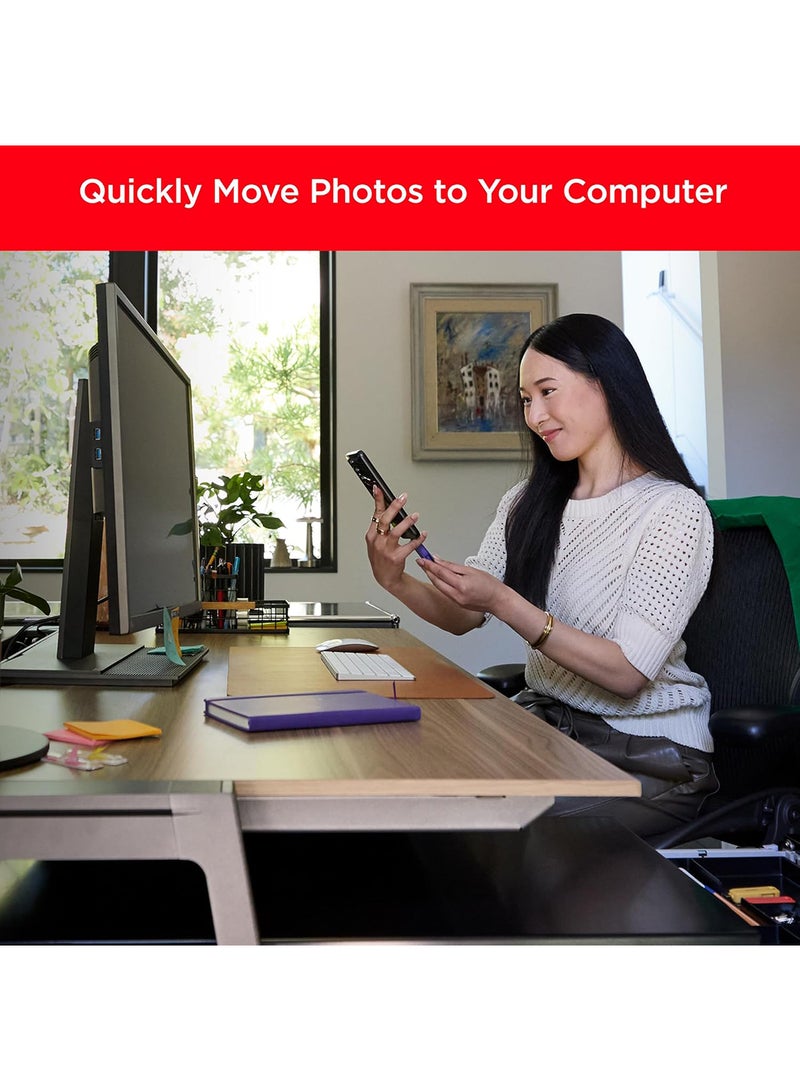 Sandisk 128GB Phone Drive for Android - The 2-in-1 USB for Smartphones, Tablets, and Computers - Thumb Drive with USB Type-C and Type-A Connectors - SDDDC6-128G-G46 128 GB  - Image 3
