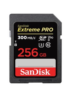 Sandisk Extreme PRO 256GB SDXC Memory Card up to 300MB/s, UHS II, Class 10, U3, V90, SDSDXDK-256G-GN4IN 256 GB 256 GB  - Image 1
