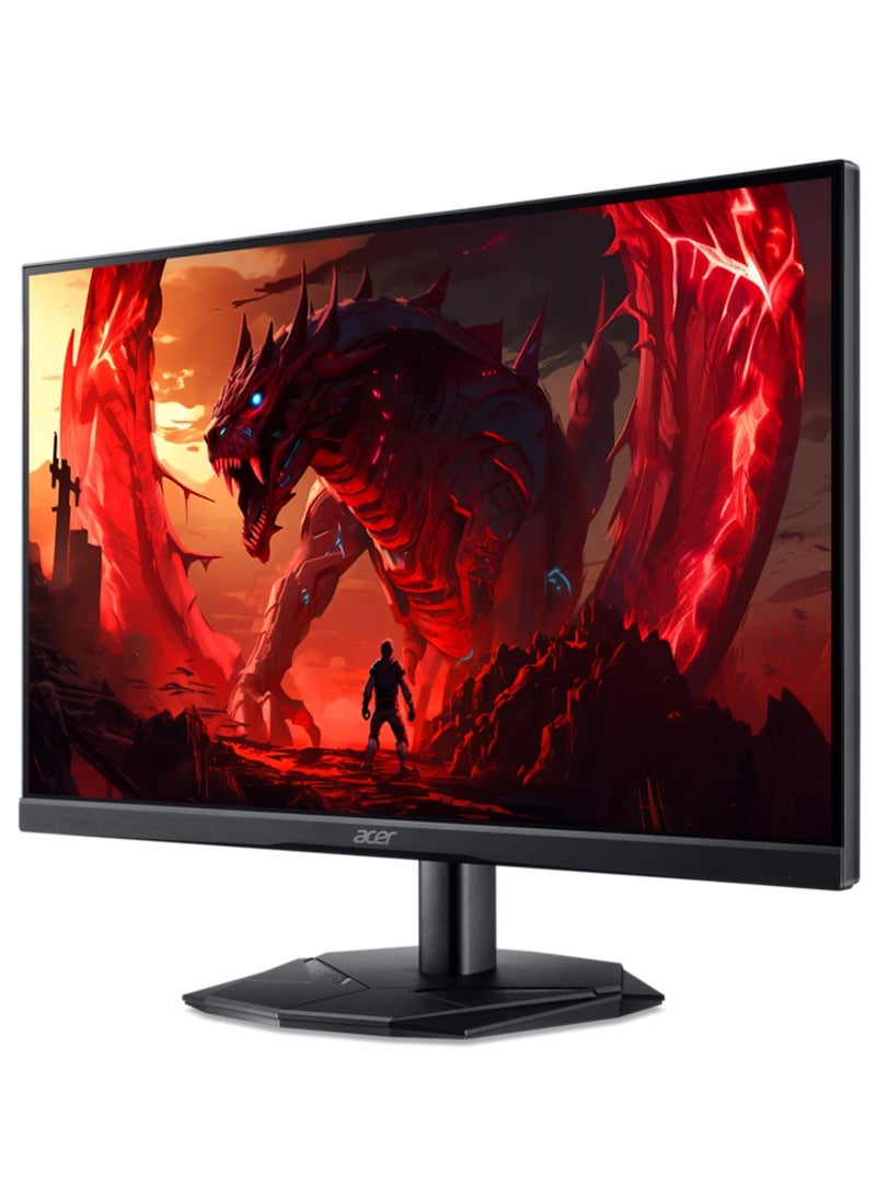 أيسر - 24.5" Inch Nitro Full HD (1920x1080) VA Gaming Monitor | AMD FreeSync | 180Hz Refresh Rate | 1ms (VRB) Response Time | HDR 10 Support | 1x Display Port 1.2 & 2x HDMI 2.0 - KG251Q P3BIIP | Black - Image 1