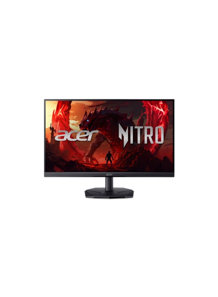 أيسر - 24.5" Inch Nitro Full HD (1920x1080) VA Gaming Monitor | AMD FreeSync | 180Hz Refresh Rate | 1ms (VRB) Response Time | HDR 10 Support | 1x Display Port 1.2 & 2x HDMI 2.0 - KG251Q P3BIIP | Black - Image 1