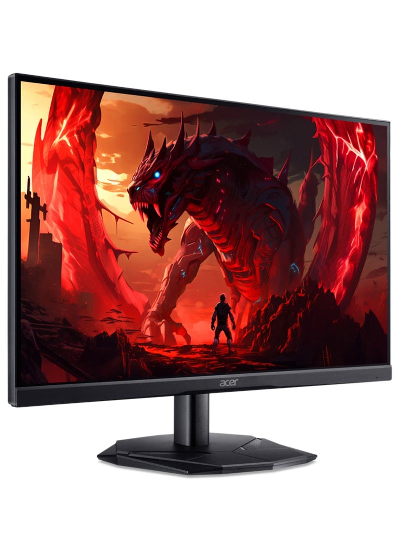 أيسر - 24.5" Inch Nitro Full HD (1920x1080) VA Gaming Monitor | AMD FreeSync | 180Hz Refresh Rate | 1ms (VRB) Response Time | HDR 10 Support | 1x Display Port 1.2 & 2x HDMI 2.0 - KG251Q P3BIIP | Black - Image 1