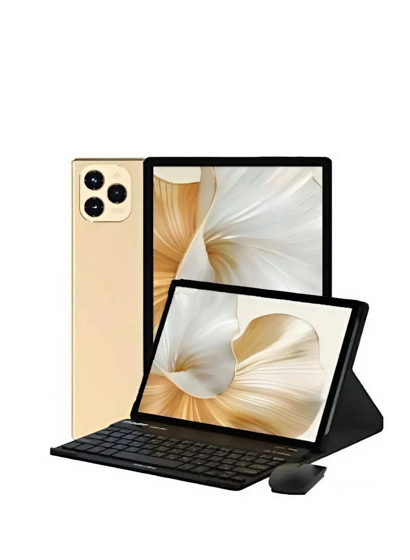 modio M38 5G Tablet with Keyboard - 10.1" - 512GB ROM - 8GB RAM - Dual SIM + WiFi - 8000mAh - Gold - Image 1