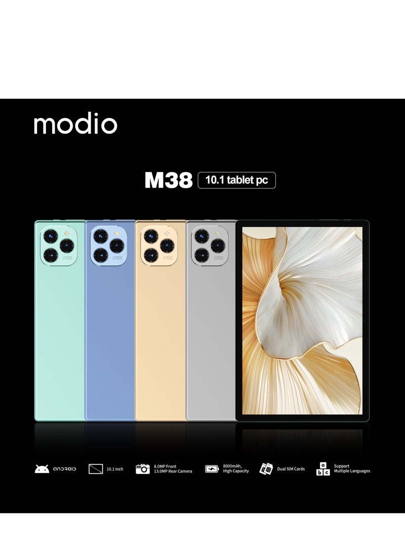 موديو M38 5G Tablet with Keyboard - 10.1" - 512GB ROM - 8GB RAM - Dual SIM + WiFi - 8000mAh - Green - Image 5