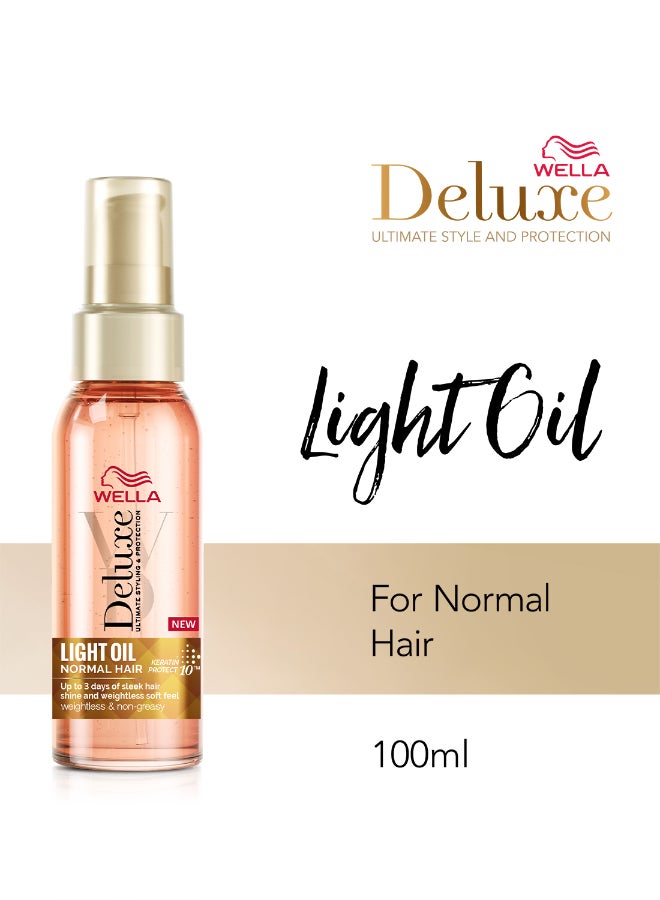 WELLA Deluxe Styling Oil Light 100ml - Image 2