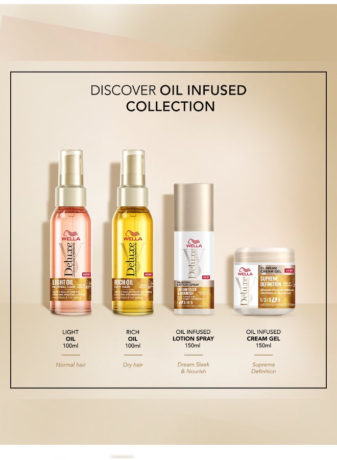 WELLA Deluxe Styling Oil Light 100ml - Image 4