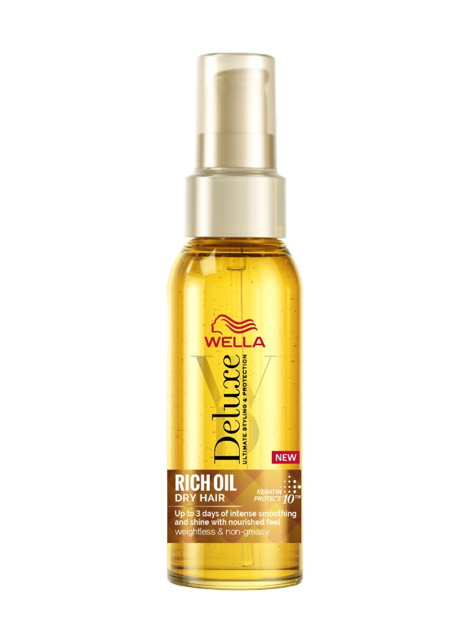 WELLA Deluxe Styling Oil Rich 100ml - Image 1