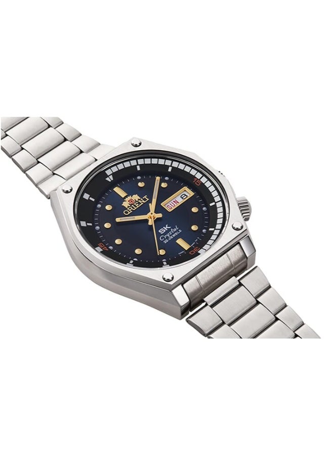 أورينت ساعة ميكانيكية إحياء، حزام معدني - 41.7 مم (RA-AA0B03L) - Image 2