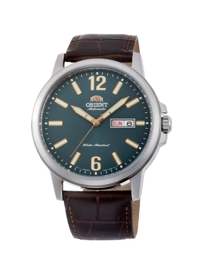 أورينت Men's Mechanical Contemporary Watch, Leather Strap - 41.9mm (RA-AA0C06E) - Image 1