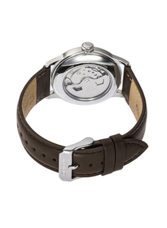 ORIENT Men's Mechanical Classic Watch, Leather Strap - 38.4mm (RA-AC0M15Y) Limited  - Image 3