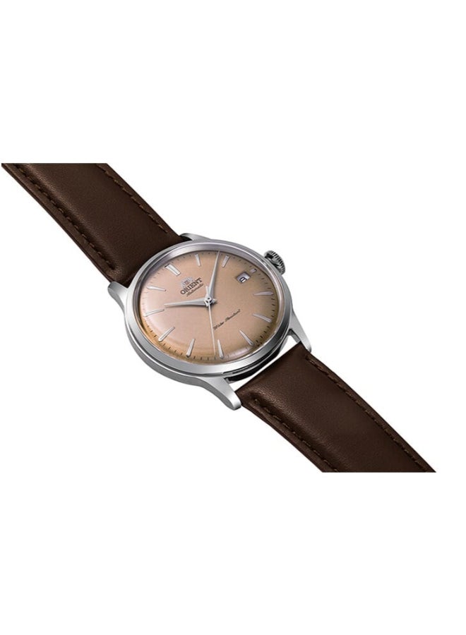 ORIENT Men's Mechanical Classic Watch, Leather Strap - 38.4mm (RA-AC0M15Y) Limited  - Image 2