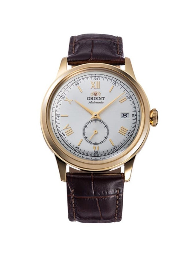 أورينت ساعة ميكانيكية كلاسيكية، حزام جلد - 38.4 مم (RA-AP0106S) - Image 1